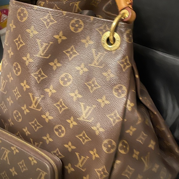 Authentic Louis Vuitton braided handle artsy MM boho bag monogram medium sized. - Picture 13 of 14